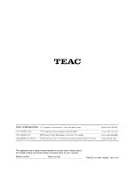 Предварительный просмотр 15 страницы Teac GF-330 Owner'S Manual