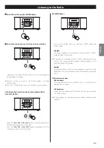 Preview for 21 page of Teac GF-550 Owner'S Manual