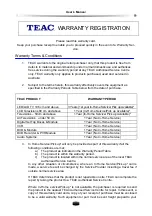 Preview for 3 page of Teac HDR2700T User Manual