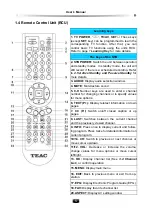 Preview for 13 page of Teac HDR2700T User Manual