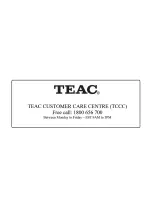 Preview for 44 page of Teac HDR2700T User Manual