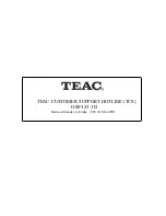 Preview for 32 page of Teac HDR500S User Manual