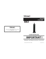 Preview for 1 page of Teac iTB500iP i-TALLBOY User Manual