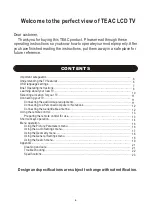 Preview for 4 page of Teac LCHD2040 User Manual