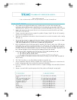 Preview for 3 page of Teac LCM30HD User Manual