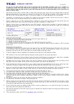 Preview for 3 page of Teac LE42C9FHD User Manual