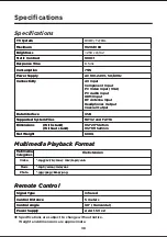 Preview for 42 page of Teac LEV40A119 User Manual