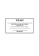 Preview for 44 page of Teac LEV40A119 User Manual