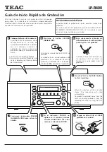 Preview for 3 page of Teac LP-R400 Quick-Start Recording Manual