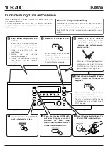 Preview for 4 page of Teac LP-R400 Quick-Start Recording Manual