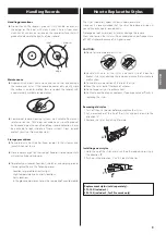 Предварительный просмотр 5 страницы Teac LP-R450 Owner'S Manual