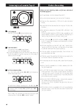 Предварительный просмотр 24 страницы Teac LP-R450 Owner'S Manual