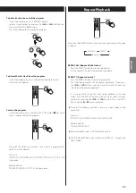 Предварительный просмотр 21 страницы Teac LP-R500 Owner'S Manual