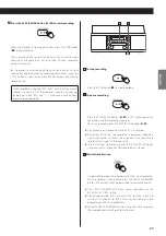 Предварительный просмотр 27 страницы Teac LP-R500 Owner'S Manual