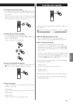 Предварительный просмотр 81 страницы Teac LP-R500 Owner'S Manual