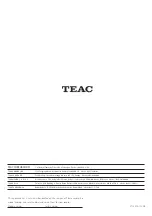 Предварительный просмотр 96 страницы Teac LP-R500 Owner'S Manual