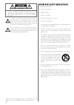 Предварительный просмотр 2 страницы Teac LP-R550USB Owner'S Manual