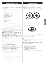 Preview for 5 page of Teac LP-R550USB Owner'S Manual