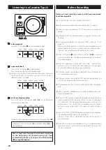 Preview for 24 page of Teac LP-R550USB Owner'S Manual