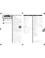 Предварительный просмотр 2 страницы Teac LP-U200 Owner'S Manual