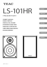 Предварительный просмотр 1 страницы Teac LS-101HR Owner'S Manual