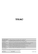 Preview for 68 page of Teac MC-D3 Owner'S Manual