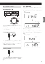 Preview for 49 page of Teac MC-D800-B Owner'S Manual