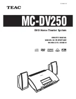 Teac MC-DV250 Owner'S Manual предпросмотр