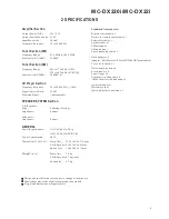 Preview for 3 page of Teac MC-DX220i Service Manual