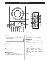 Preview for 6 page of Teac MC-DX25 Owner'S Manual