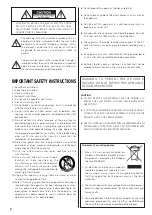 Preview for 2 page of Teac MC-DX30 Owner'S Manual