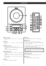 Предварительный просмотр 6 страницы Teac MC-DX30 Owner'S Manual