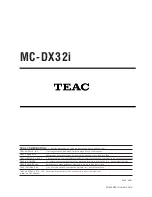 Предварительный просмотр 23 страницы Teac MC-DX32i Service Manual