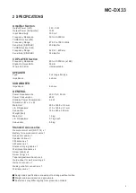 Preview for 3 page of Teac MC-DX33 Service Manual