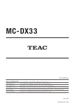 Preview for 28 page of Teac MC-DX33 Service Manual