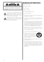 Preview for 2 page of Teac MC-DX40 Owner'S Manual