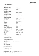 Preview for 3 page of Teac MC-DX50i Service Manual