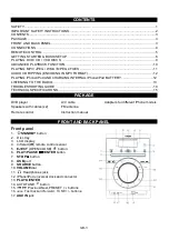 Предварительный просмотр 4 страницы Teac MCDV-90i Instruction Manual