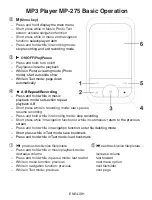 Предварительный просмотр 3 страницы Teac MP-275 Manual