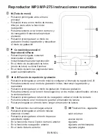 Предварительный просмотр 9 страницы Teac MP-275 Manual