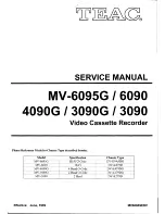 Teac MV-3090 Service Manual preview