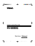 Teac MV-8080G Service Manual preview