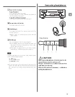 Предварительный просмотр 15 страницы Teac NR-7CD Owner'S Manual