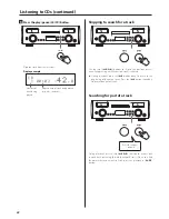 Предварительный просмотр 22 страницы Teac NR-7CD Owner'S Manual