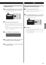 Предварительный просмотр 21 страницы Teac NS-X1 Owner'S Manual