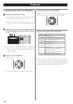 Предварительный просмотр 42 страницы Teac NS-X1 Owner'S Manual