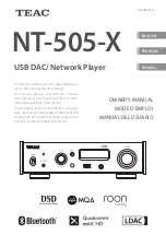 Teac NT-505-X Owner'S Manual preview