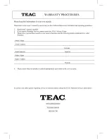 Preview for 3 page of Teac PC-60 Owner'S Manual