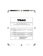 Preview for 6 page of Teac PC-60 Owner'S Manual