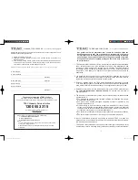 Предварительный просмотр 2 страницы Teac PCD260 User Manual